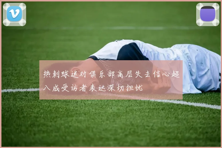 热刺球迷对俱乐部高层失去信心超八成受访者表达深切担忧